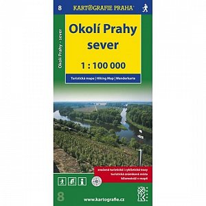 1:100T ( 8)-Okolí Prahy-sever (turistická mapa)