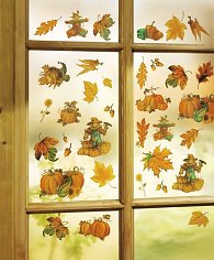 Dekorace na okna "Podzim", 50 ks