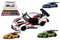 Auto Kinsmart Toyota GR Supra Racing kov 13cm 4 barvy na zpětné natažení 12ks v boxu