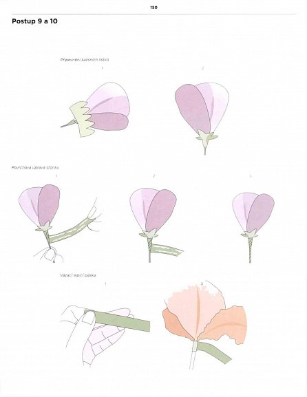 Náhled 100 snadných papírových květin - Květiny, které neuschnou