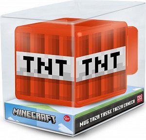 Minecraft Hrnek 3D - TNT Box 440 ml