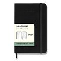 Diář Moleskine 2026 - tvrdé desky, S, týdenní, černý