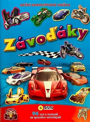 Akční samolepková knížka Závoďáky, 3.  vydání