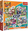 Trefl Puzzle Top Wing - Akademie 4v1 (12,15,20,24 dílků)
