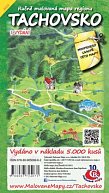 Tachovsko - Ručně malovaná mapa