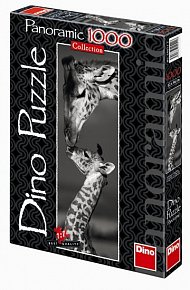 Žirafy - puzzle Panoramic 1000 dílků