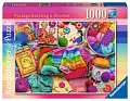 Puzzle Vintage pletení a háčkování 1000 dílků