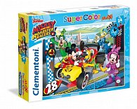 Clementoni Puzzle Maxi Mickey závodník / 24 dílků