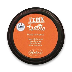 Razítkovací polštářek na textil IZINK textile - oranžový