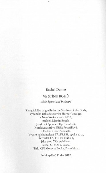 Náhled Spoutaní bohové 1 - Ve stínu bohů