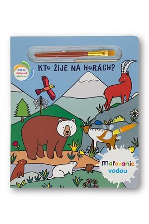 Maľovanie vodou Kto žije na horách?