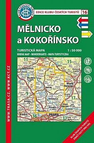 KČT 16 Mělnicko a Kokořínsko 1:50 000 Turistická mapa, 9.  vydání