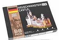 Puzzle 3D - Neuschwanstein Kastle (98 dílků)