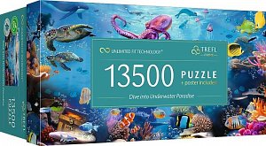 Puzzle Ponoření do podmořského ráje 13500 dílků