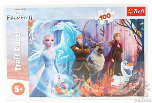 Trefl Puzzle Frozen 2 - Mrazivá magie / 100 dílků