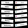 Abeceda - kartičky se slovy