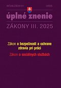Aktualizácia III/1 2025 – BOZP a sociálne služby
