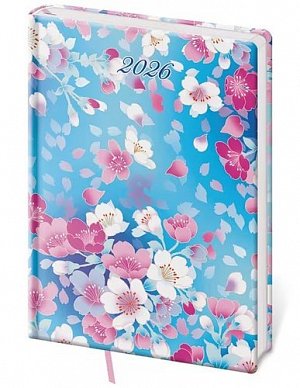 Diář 2026 denní A5 Vario Lyra - Blossom