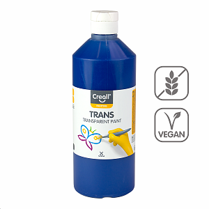 Creall transparentní barva Trans, 500 ml, modrá