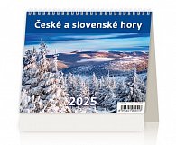 Kalendář stolní 2025 - MiniMax České a slovenské hory