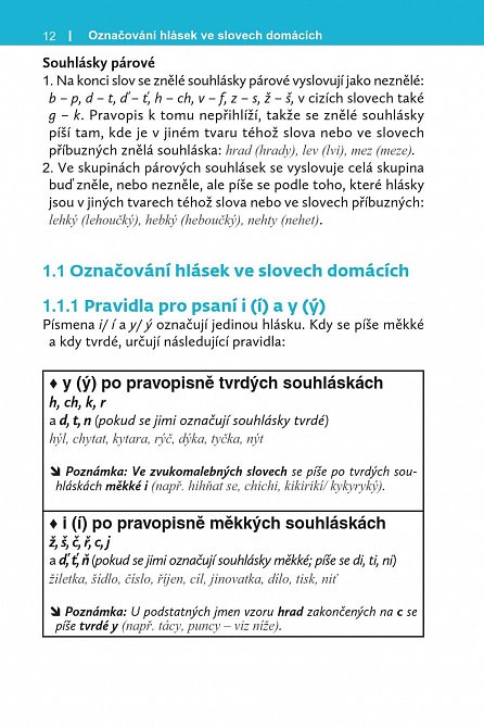 Náhled Pravidla českého pravopisu, 1.  vydání