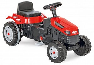 Traktor šlapací červený