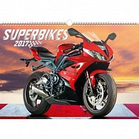 Kalendář nástěnný 2017 - Superbikes