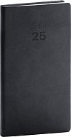 Kapesní diář Aprint 2025, černý, 9 × 15,5 cm