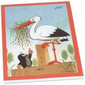 Poznámkový blok KRTEK A6, linka, 50 listů