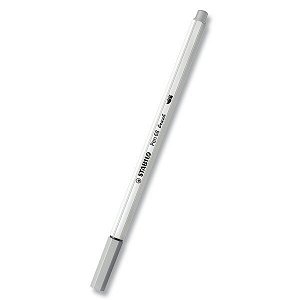 Fixa STABILO Pen 68 brush šedá střední