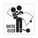 Pánské humorné tričko - Game over, vel. XXL