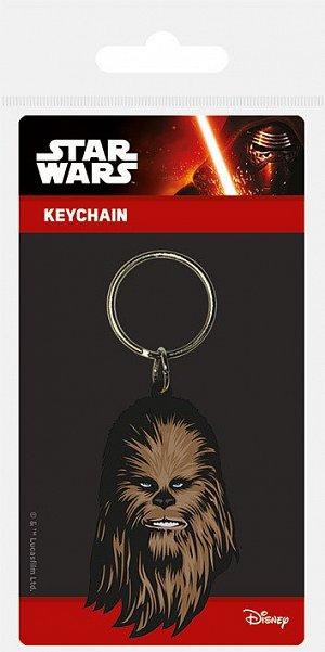 Klíčenka gumová Star Wars - Chewbacca