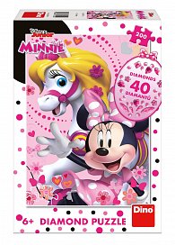 Puzzle Minnie Mouse diamant 200 dílků