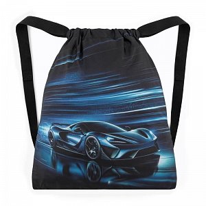 Bagmaster školní sáček na přezůvky/tělocvik BETA 25 B – auto