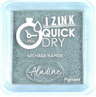 Razítkovací polštářek IZINK Quick Dry rychleschnoucí - stříbrný