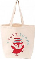 I Love Books Tote Bag
