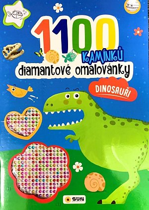 Diamantové omalovánky Dinosauři - 1100 kamínků