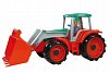 Auto Truxx traktor nakladač s figurkou plast 35cm 24m+