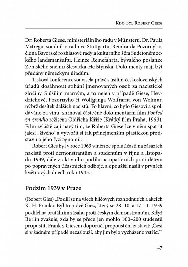 Náhled Pravá ruka K. H. Franka - SS-Standartenführer Robert Gies v protektorátu