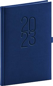 Diář 2023: Vivella Classic - modrý, týdenní, 15 × 21 cm