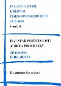Inventář pozůstalosti Adolfa Procházky