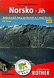 Norsko,Jih: Nejkrásnější trasy po horách a v okolí fjordů/Turistický průvodce Rother