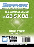 Sapphire Green - 100x Standard Card Game (63,5x88mm)