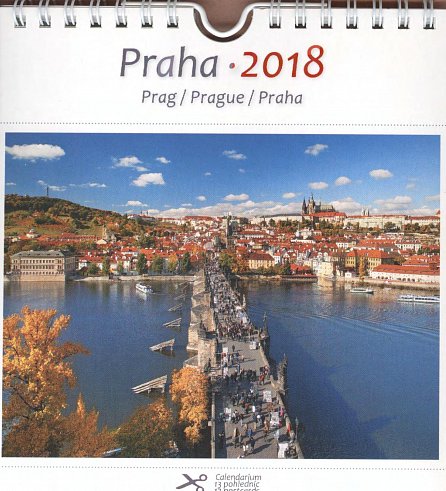 Náhled Kalendář pohlednicový 2018 - Praha