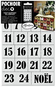Šablona Aladine - Adventní kalendář 20 x 30 cm