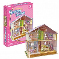 Puzzle 3D Dům pro panenky Sara's Home