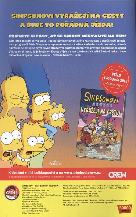 Náhled Simpsonovi - Bart Simpson 6/2017 - Kámen úrazu