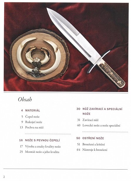 Náhled Kniha o nožích a sekerách - Materiály, typy, zacházení a péče, 1.  vydání