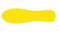 djois podlahové samolepicí značení - tvar stopa, 28 x 8,4 cm, žlutá, 1 ks