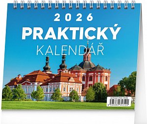 Kalendář 2026 stolní: Praktický kalendář s citáty, 16,5 x 13 cm